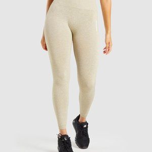 Gymshark Beige X-Small Adapt Marl Leggings